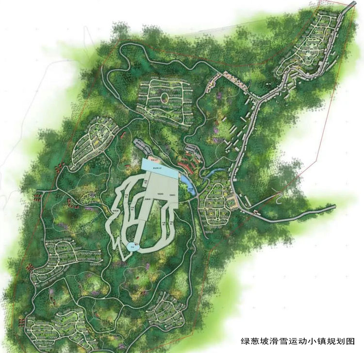 绿葱坡运动小镇规划图