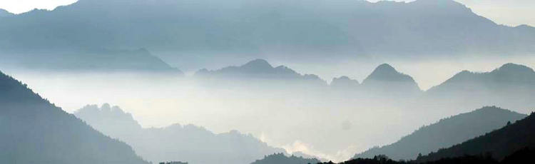 神农顶 神农架的山和云海